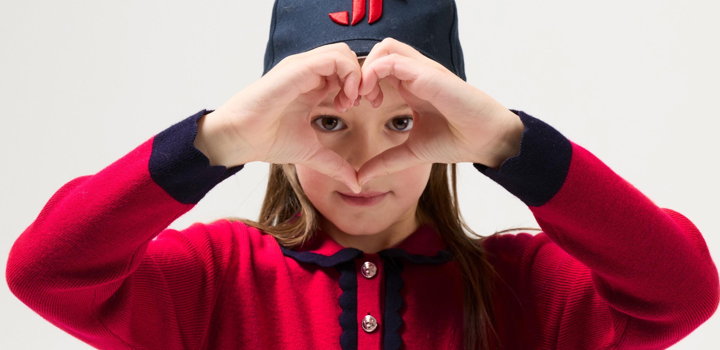child girl's heart
