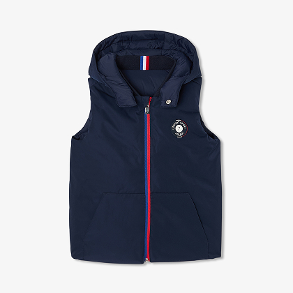 Boy reversible padded jacket - navy