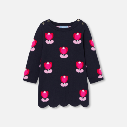 Toddler girl long-sleeved dress