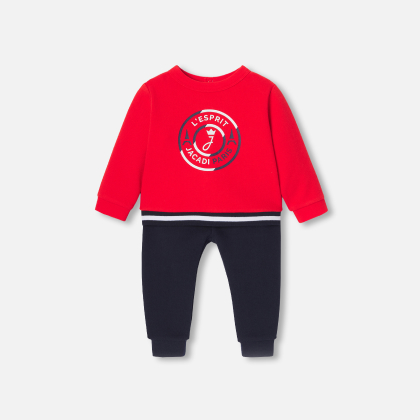 Toddler boy long-sleeved polo shirt