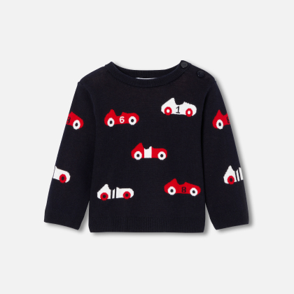 Toddler boy cotton sweater