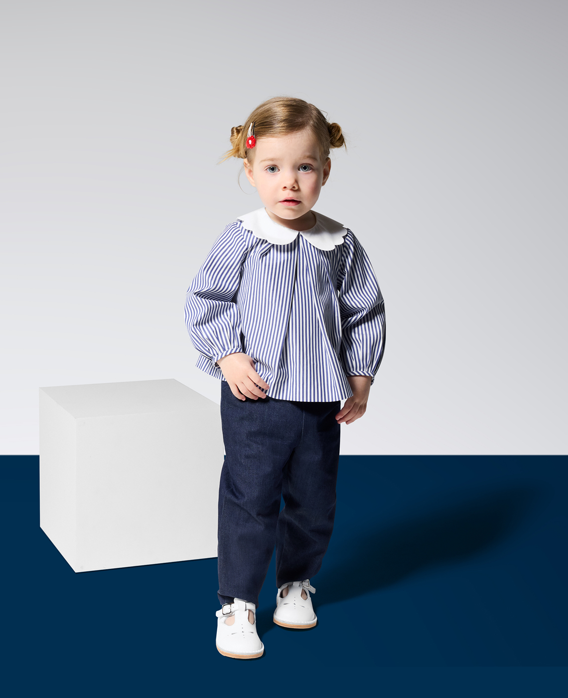 Essentiels collection of clothing and accessories for toddler girl