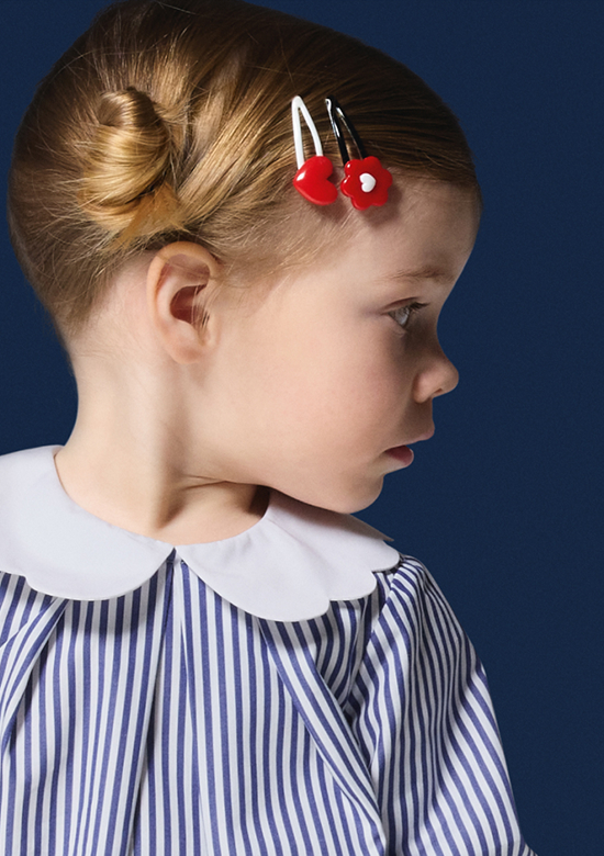 Essentiels collection of clothing and accessories for toddler girl