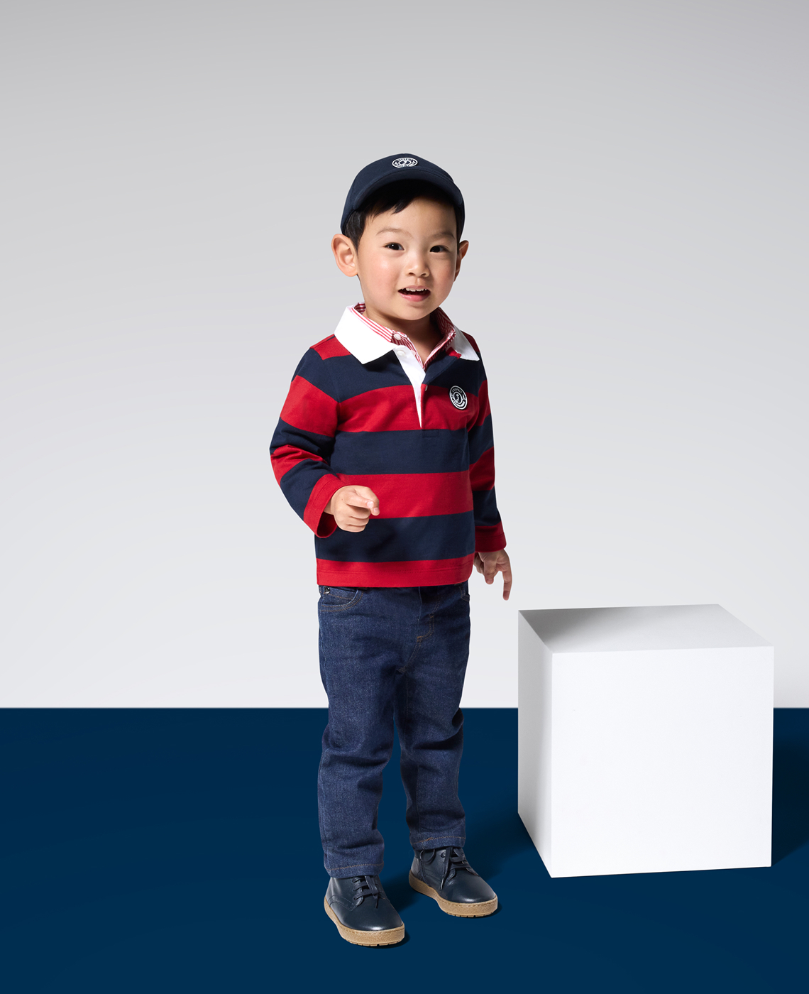 Essentiels collection of clothing and accessories for toddler boy