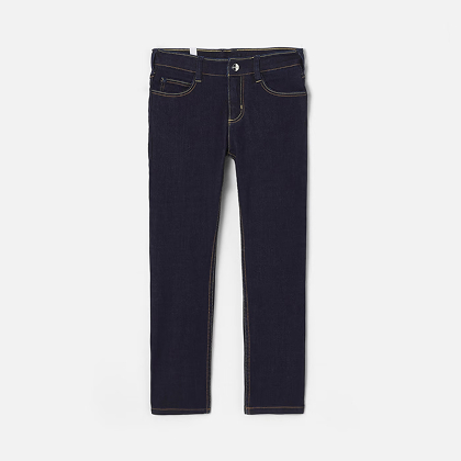 Boy straight jeans - dark denim