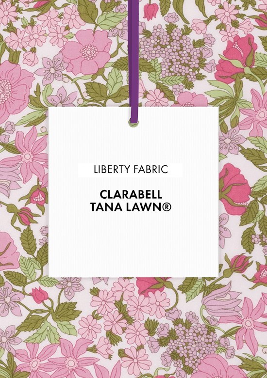 Tutta la collezione in tessuto Liberty Fabrics Clarabell®