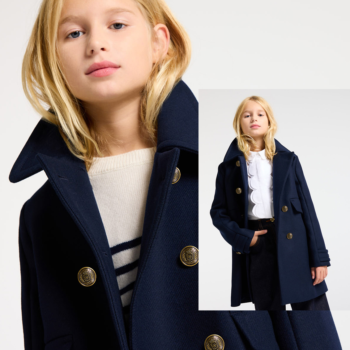 Scopri il cappotto in lana dalle finiture di pregio