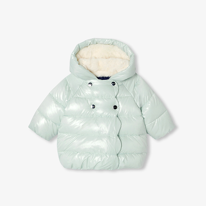 Piumino neonata - blu ghiaccio