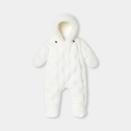 Combinaison pilote blanc doux