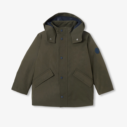 Parka 3 in 1 für Jungen - olive