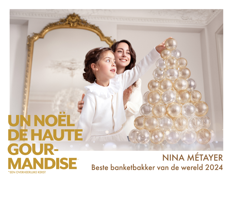 Het wordt een overheerlijke kerst met de samenwerking tussen Jacadi en Nina Métayer, perfect om heerlijke bereidingen met het hele gezin te creëren.