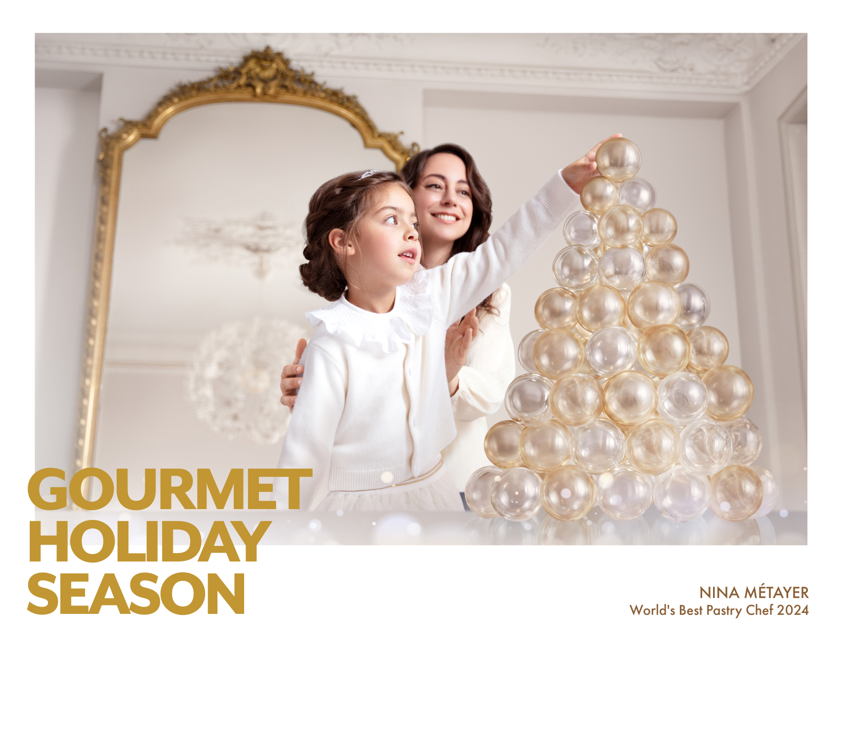 Un Noël de haute gourmandise, discover the collaboration between Jacadi and Nina Métayer to create exquisite recipe to make with the whole family.