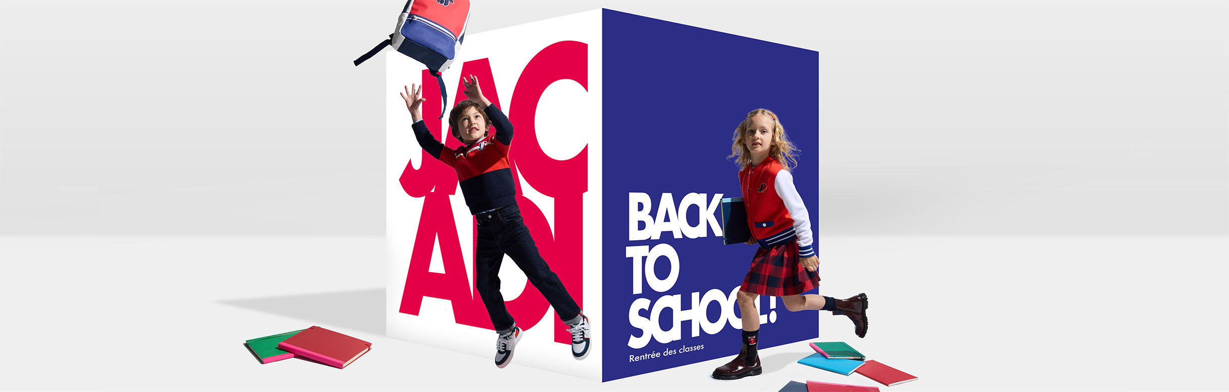 Back to school looks for girl and boy