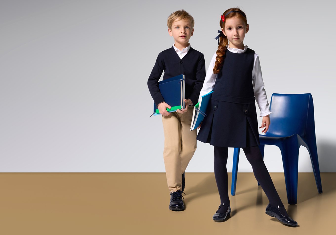 Boy and girl uniform collection