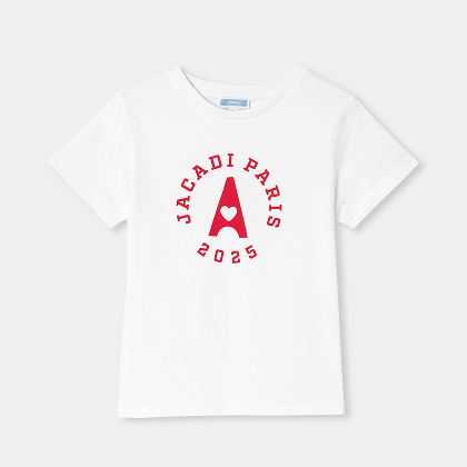 Girl cotton t-shirt - white
