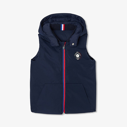 Boy reversible padded jacket- navy