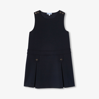 Robe chasuble enfant fille - marine
