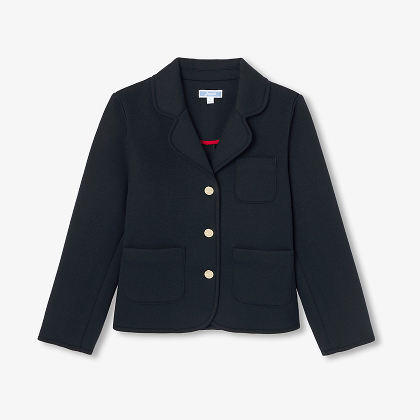 Veste cintrée enfant fille - marine