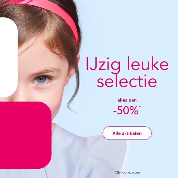 IJzig leuke selectie: alles aan -50% die aangeduid worden op website*
