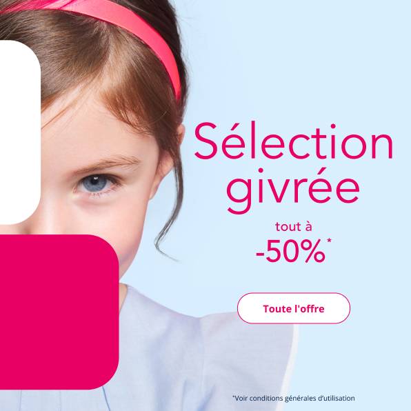 Sélection Givrée ! Tout à -50% sur les articles signalés sur le site*