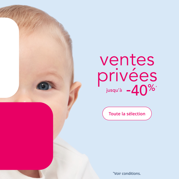 Ventes Privées, exclusivité fidélité, -20% -30% -40% dès 2 d'articles* du 17 au 30 juin 2026