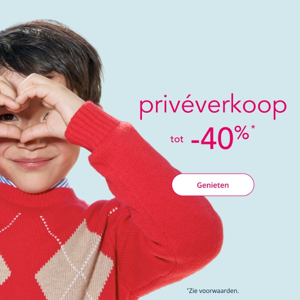 Privéverkoop, Exclusief voor trouwe klanten, -20% -30% -40% vanaf 2 artikelen* van 25/09/2026 tot 11/10/2026