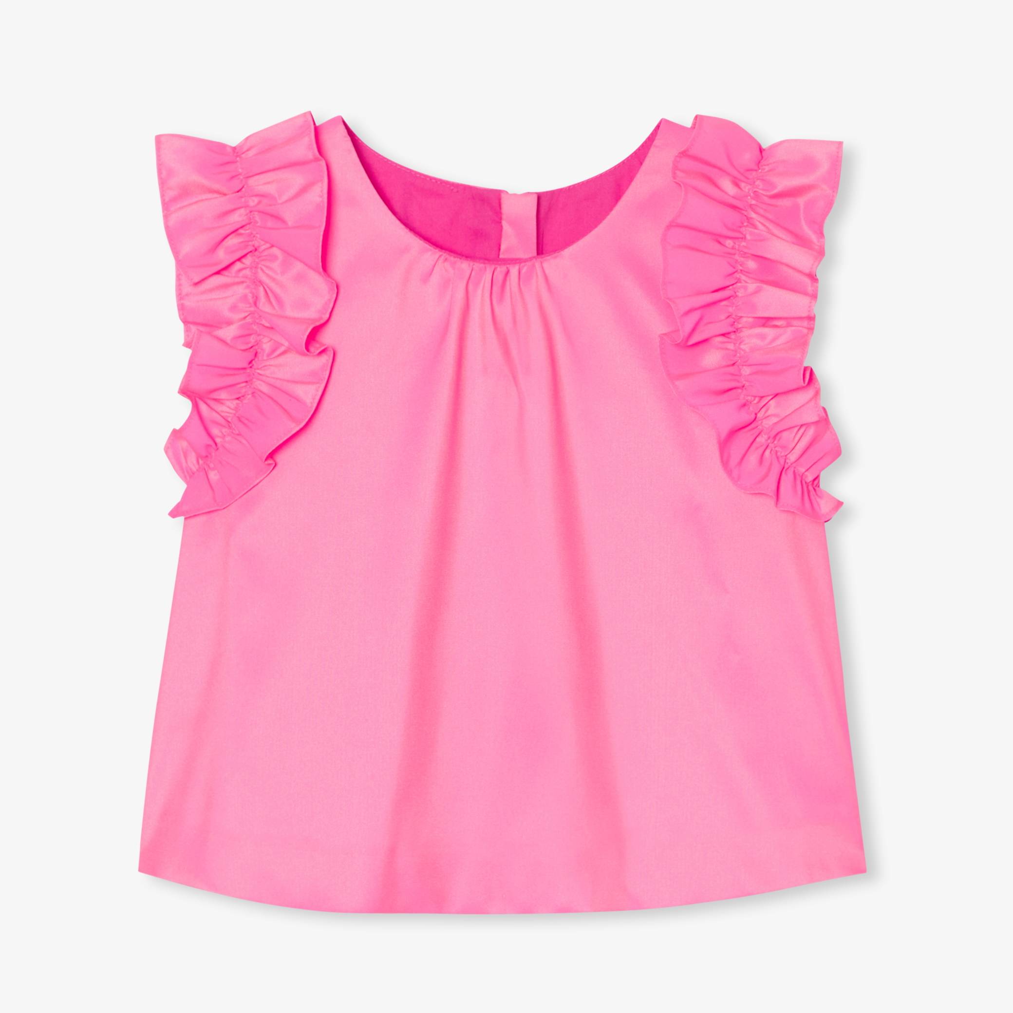 Girl taffeta top