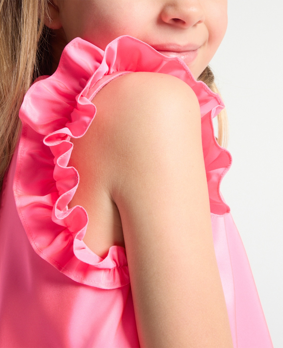 Girl taffeta top