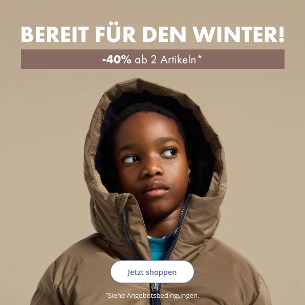 Bereit für den Winter, -40% ab 2. Artikeln vom 21. bis 25. Oktober 2026