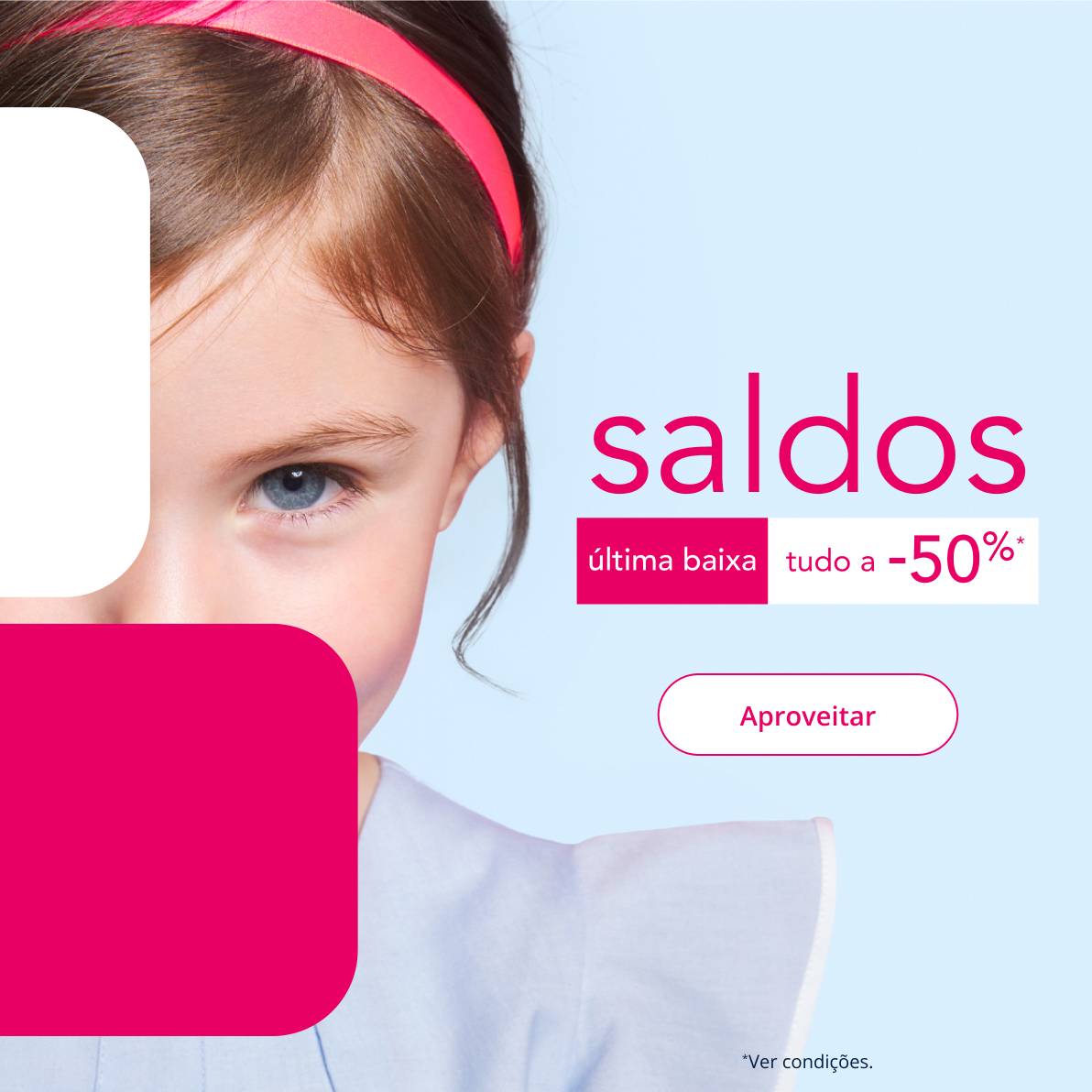 SALDOS!  TUDO A-50% SOBRE OS ARTIGOS ASSINALADOS *