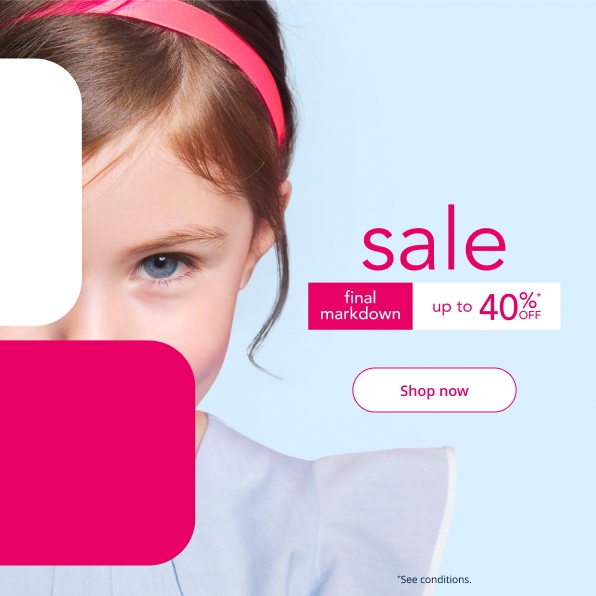 Sale up to 40% off selected styles*